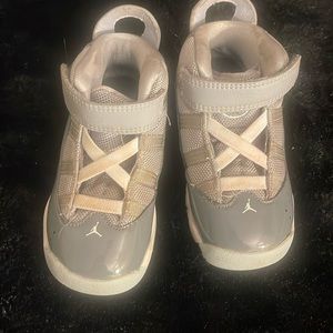 Nike Air Jordan Retro 8c Toddler Cool Grey Velcro
